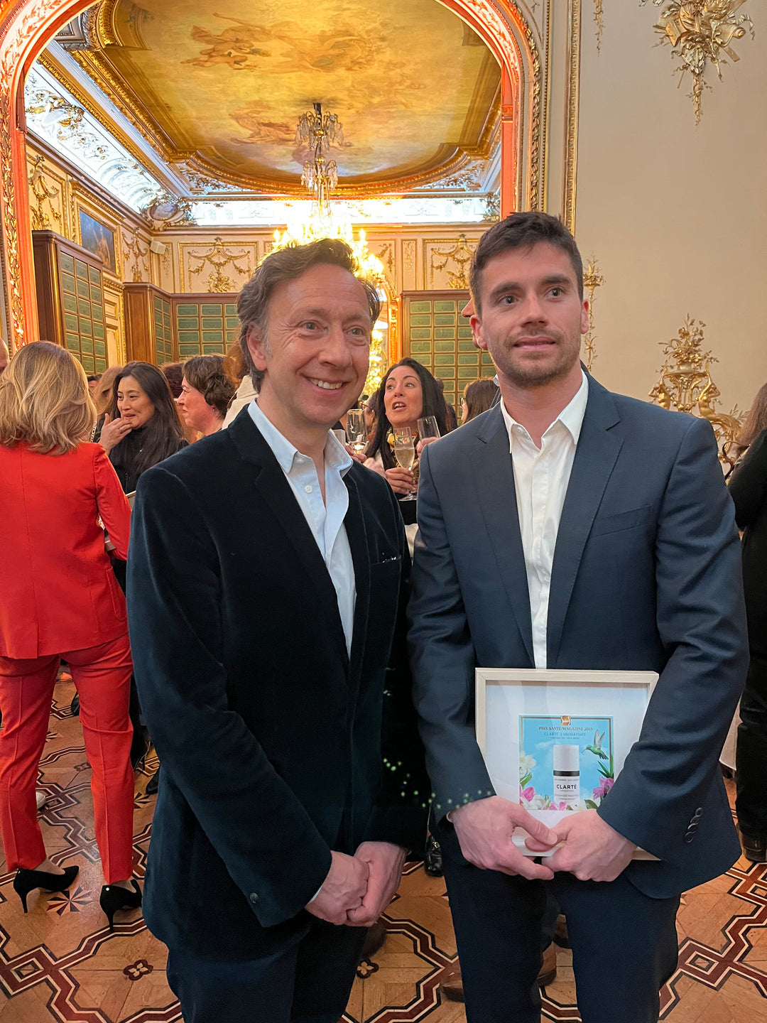Clarté Laboratoire à la remise des prix Santé Magazine
